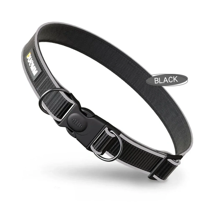 Anti-Breakaway Dog Collar with Reflective Stripe Soft Padded Nylon Pet Collar Adjustable for Small Medium Large Dog Pet Supplies