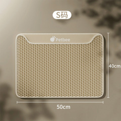 Cat litter pad anti-take-out double-layer filter cat litter  anti-splash control sand  oversized pet cat litter box