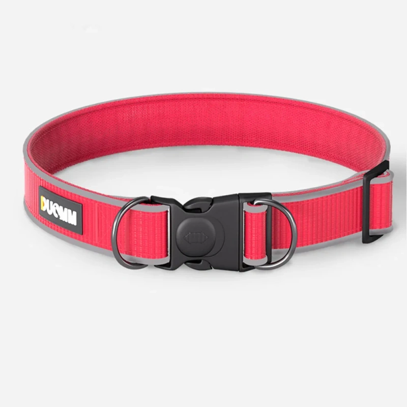 Anti-Breakaway Dog Collar with Reflective Stripe Soft Padded Nylon Pet Collar Adjustable for Small Medium Large Dog Pet Supplies
