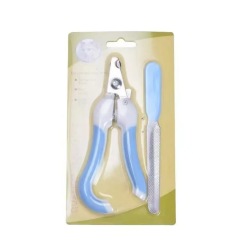 Two-color Pet Nail Clippers Stainless Steel Dog Cat Professional Labor-Saving Nail Clippers