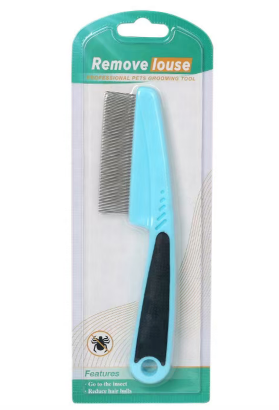 ABS Pet Brush For Shedding Control Massage Grooming Comb Removes Loose Hair Gentle