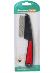 ABS Pet Brush For Shedding Control Massage Grooming Comb Removes Loose Hair Gentle