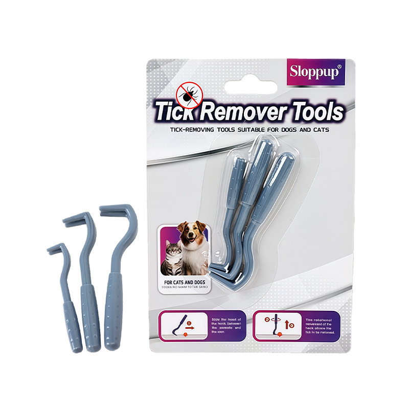 Pet tick clips