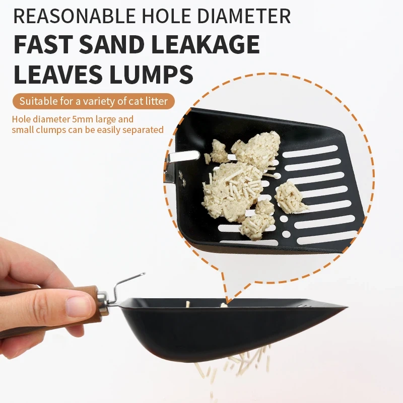New Cat Poop Scooper Thickened Large Surface Cat Litter Shovel Scoop