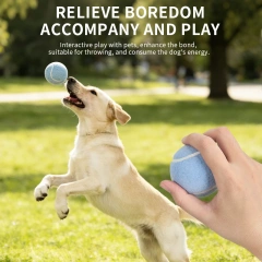 Eco-Friendly Throwing Dog Chew Toys Wholesale Rubber Pet Tennis Balls Interactive Dog Toy Ball