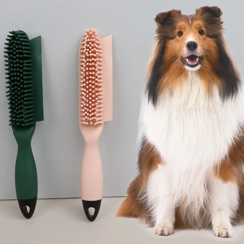 Cat Brush Pet Hair Remover Silicone Cat Brush Pet Grooming Massage Combs for Cats Bathing Dog Hair Scraper Sofa Clothes Cleaning