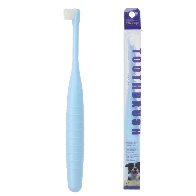 Pet Toothbrushes for Cats & Dogs 360 Degree Soft Bristle Toothbrush Kit