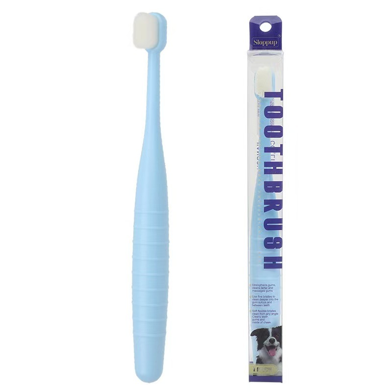 Pet Toothbrushes for Cats & Dogs 360 Degree Soft Bristle Toothbrush Kit