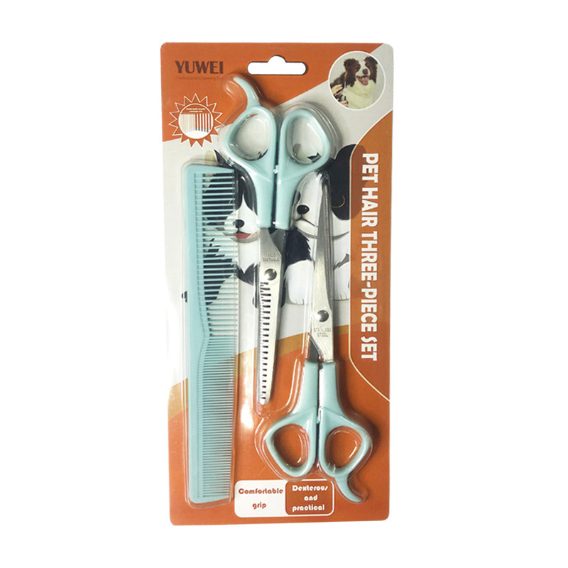 Pet hair care three-piece set