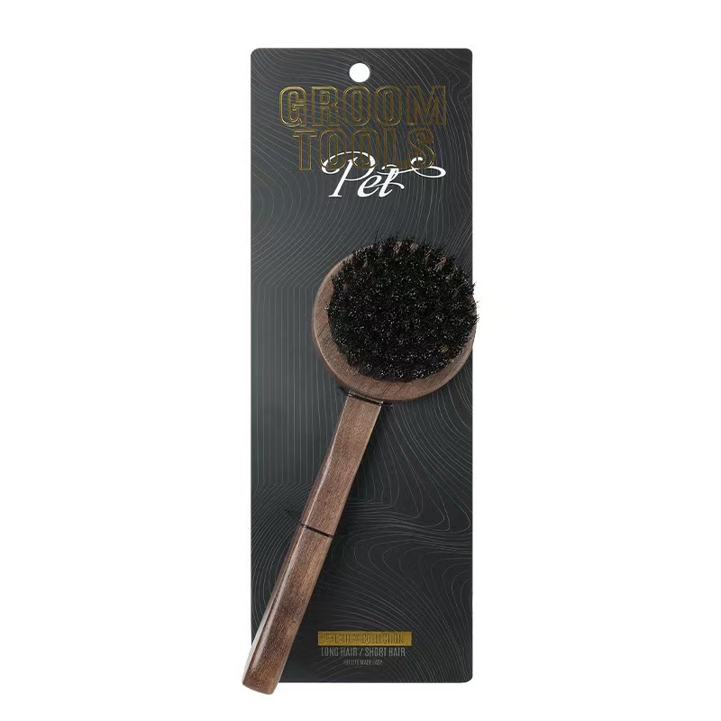 Wood Pet Comb For Dogs And Cats Hair Removal Grooming Brush