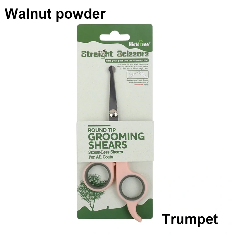 Portable Professional with Round Tip Durable Plastic Pets Cat Dog Durable Safety Hair Dog Grooming Accessories