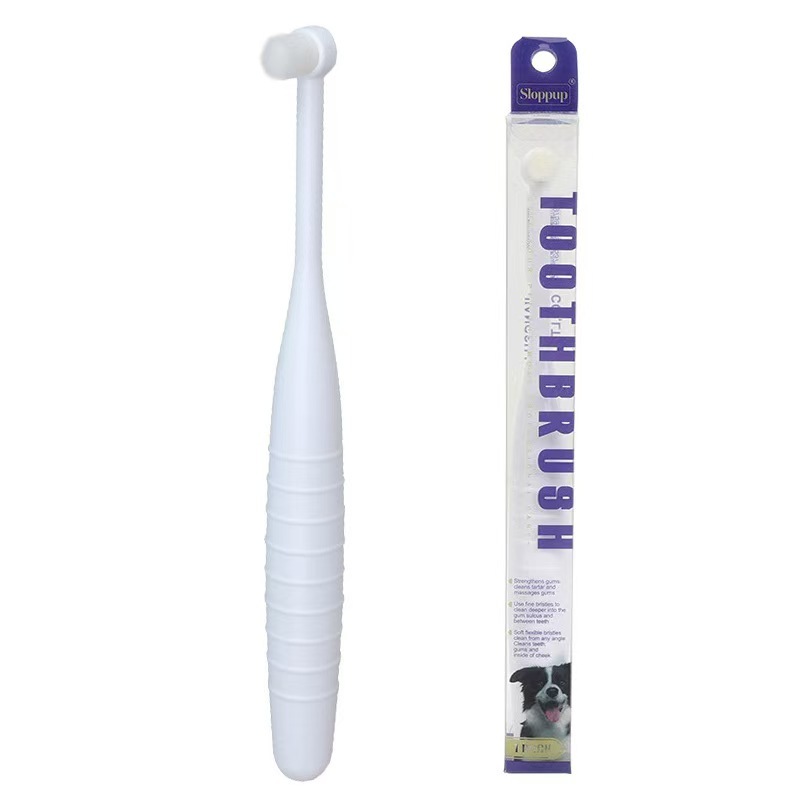 Pet Toothbrushes for Cats & Dogs 360 Degree Soft Bristle Toothbrush Kit