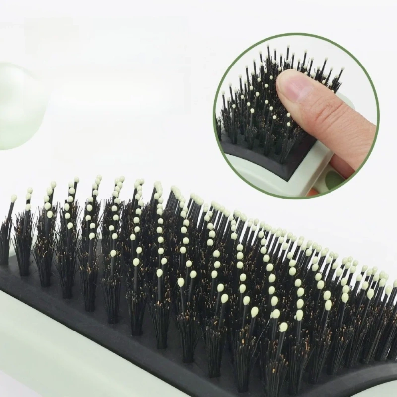 Colorful Dog Massage Brush Floating Hair Removal Effective Pet Cat Comb Comfortable Handle Hair Remover Pet Cleaning Tool