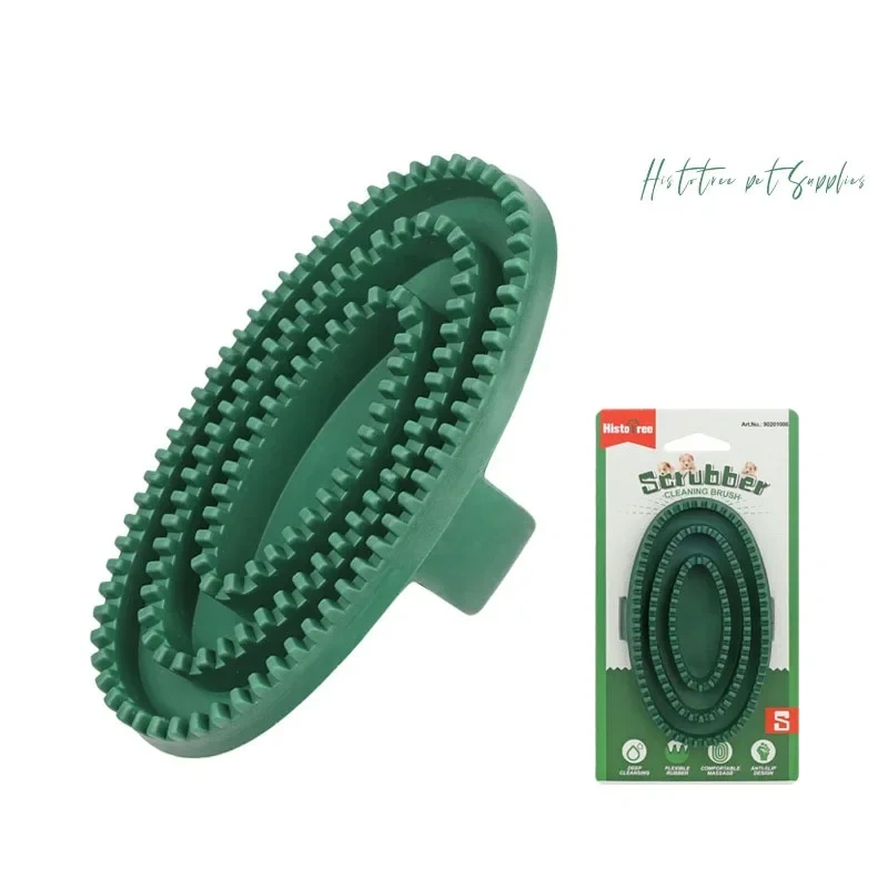 Fashional Puppy Wash Tools Flexible Pets Supplies Massage Rubber Bristles Curry Comb  Dog Bath Brush    Cat Massage Comb