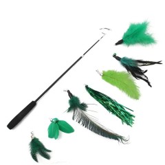 Cat toy replacement head set