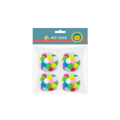 4cm Bell Bouncy Pom-Pom Cat Toy