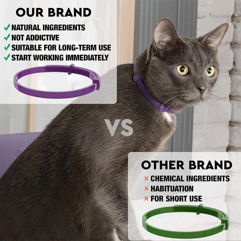 Pheromone Collar Aggressive Therapy Calming Collar for Pet Separation Relax