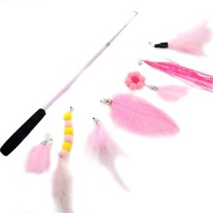 Cat toy replacement head set