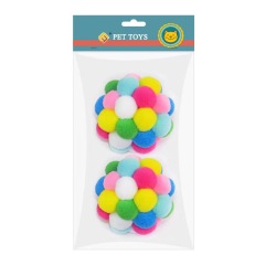7cm Bell Bouncy Pom-Pom Cat Toy