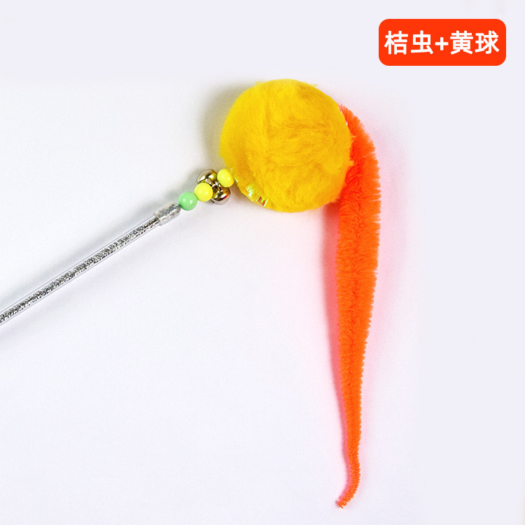 Caterpillar cat toy
