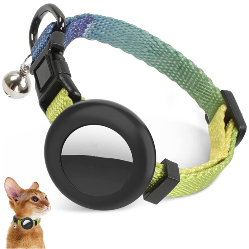 Anti-Lost Pet Cat Collar with Airtag Holder