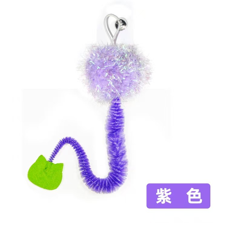 Replacement head for caterpillar cat toy