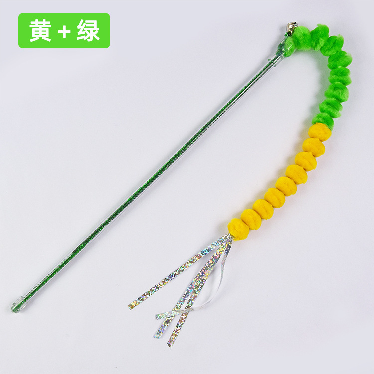 Caterpillar cat toy