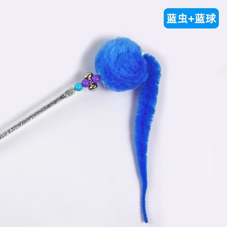 Caterpillar cat toy