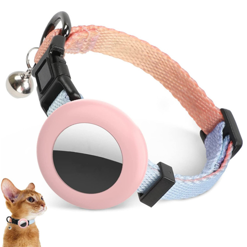 Anti-Lost Pet Cat Collar with Airtag Holder