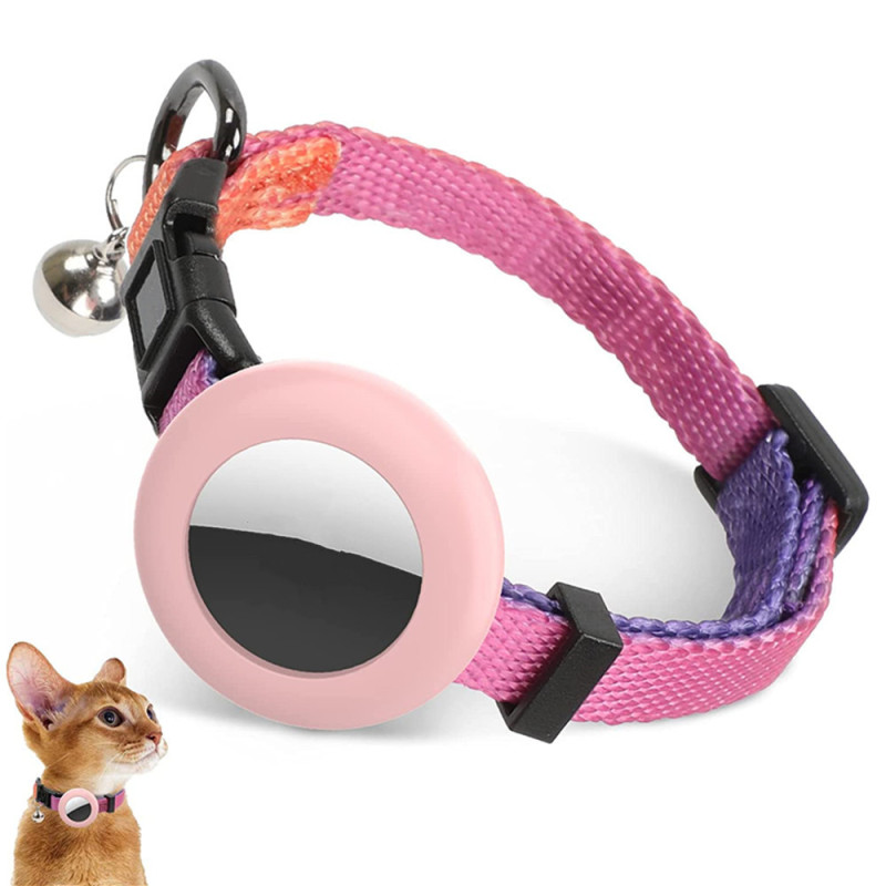 Anti-Lost Pet Cat Collar with Airtag Holder