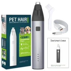 Foot Hair Trimmer Dog Cat Foot Shaver Pet Grooming Pet Shaver Dog Electric Groomer Trimmer with LED Light