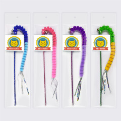 Caterpillar cat toy