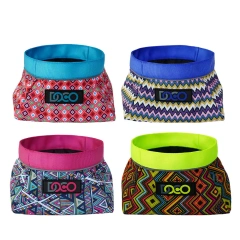 Dropshipping Products 2024 Pet Bowls Foldable Waterproof Cloth Portable Travel Magnet Folding Multifunctional Dog Bowl