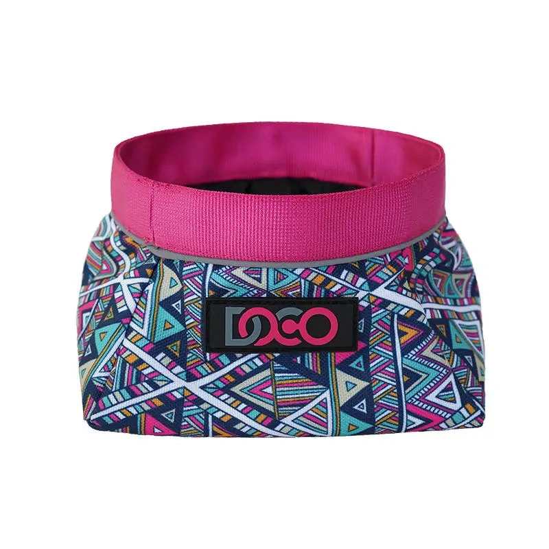 Dropshipping Products 2024 Pet Bowls Foldable Waterproof Cloth Portable Travel Magnet Folding Multifunctional Dog Bowl