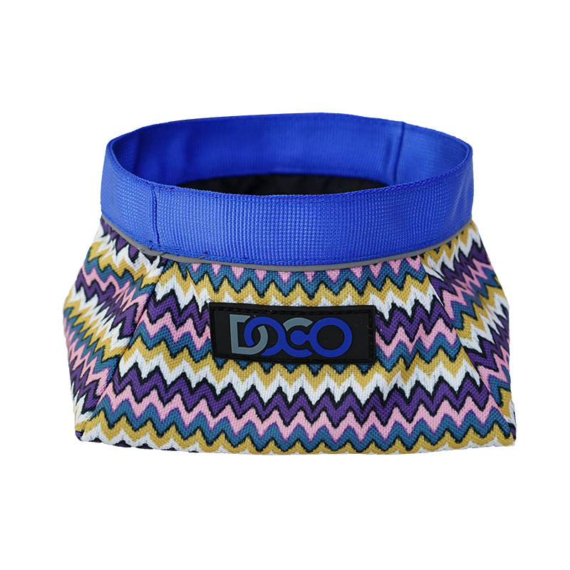 DOCO  Pet Bowls Foldable Waterproof Cloth Portable Travel Magnet Folding Multifunctional Dog Bowl