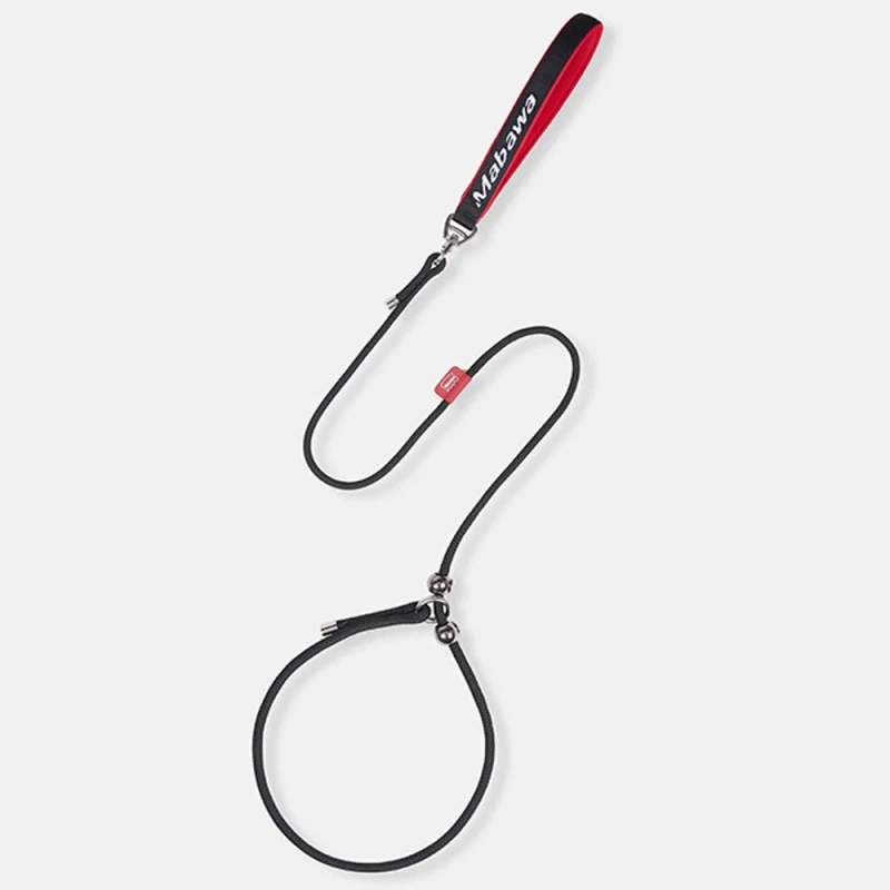 6mm Very Thin Ultra Fine Small Dog Leash Fashion Pet Round Rope Lead P Chain Collar With Handle Training Puppy Walking Leash