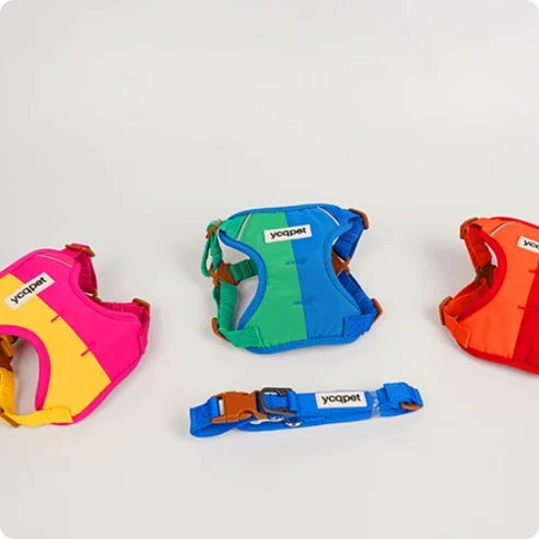 Reflective Dog Harness with Padded Chest Support 4 Adjustable Straps for Small Medium Dogs Walking Safety