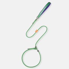 6mm Very Thin Ultra Fine Small Dog Leash Fashion Pet Round Rope Lead P Chain Collar With Handle Training Puppy Walking Leash