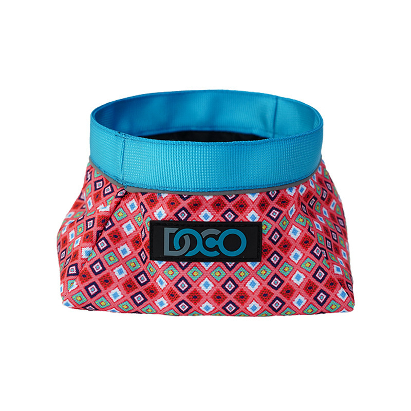 DOCO  Pet Bowls Foldable Waterproof Cloth Portable Travel Magnet Folding Multifunctional Dog Bowl