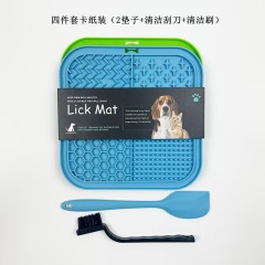 Pet Pad Silicone Anxiety Relief Alternative Slow Eating Licking Mat Dog to Slow Feeder Dog Bowls