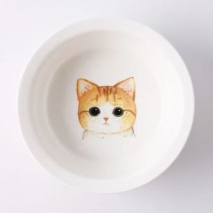 Ceramic bowl for pet cats