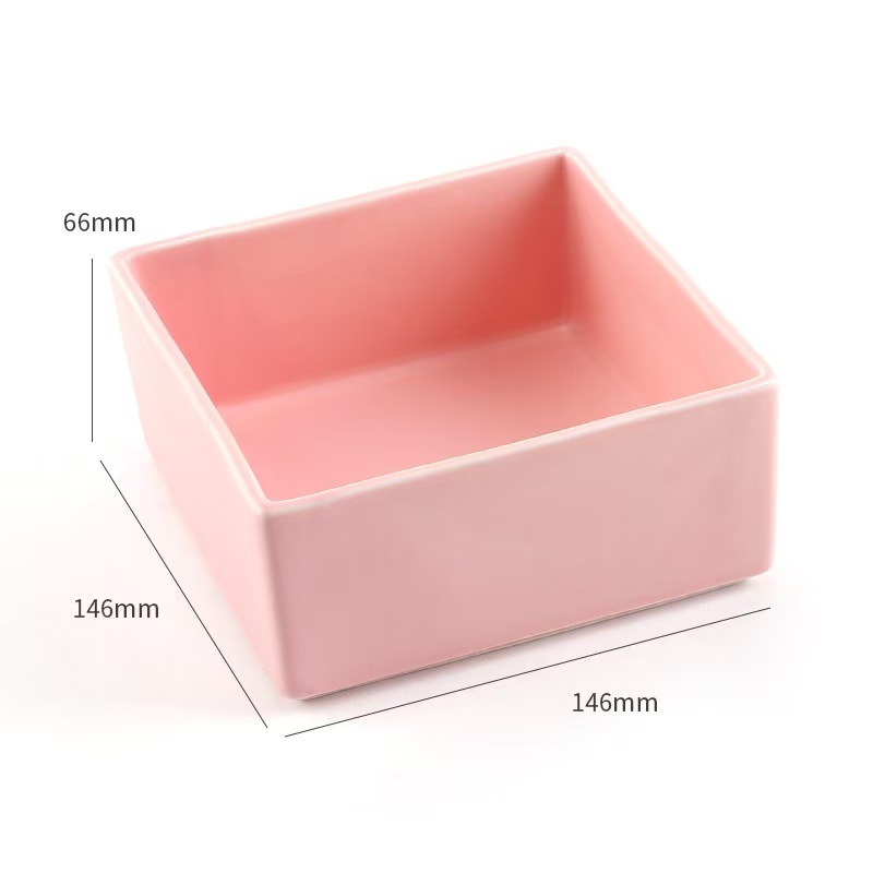 Ceramic bowl for pet cats