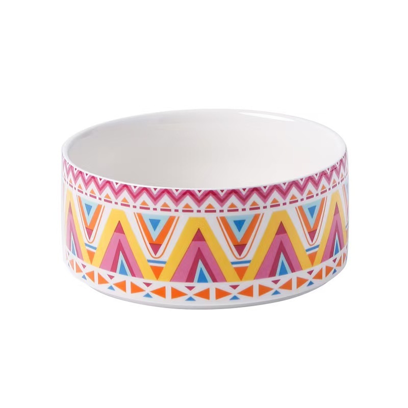 Ceramic bowl for pet cats