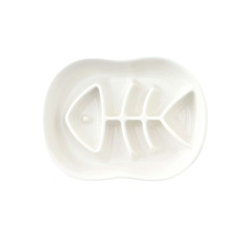 Ceramic bowl for pet cats