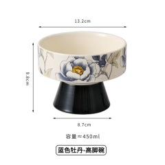 Ceramic bowl for pet cats