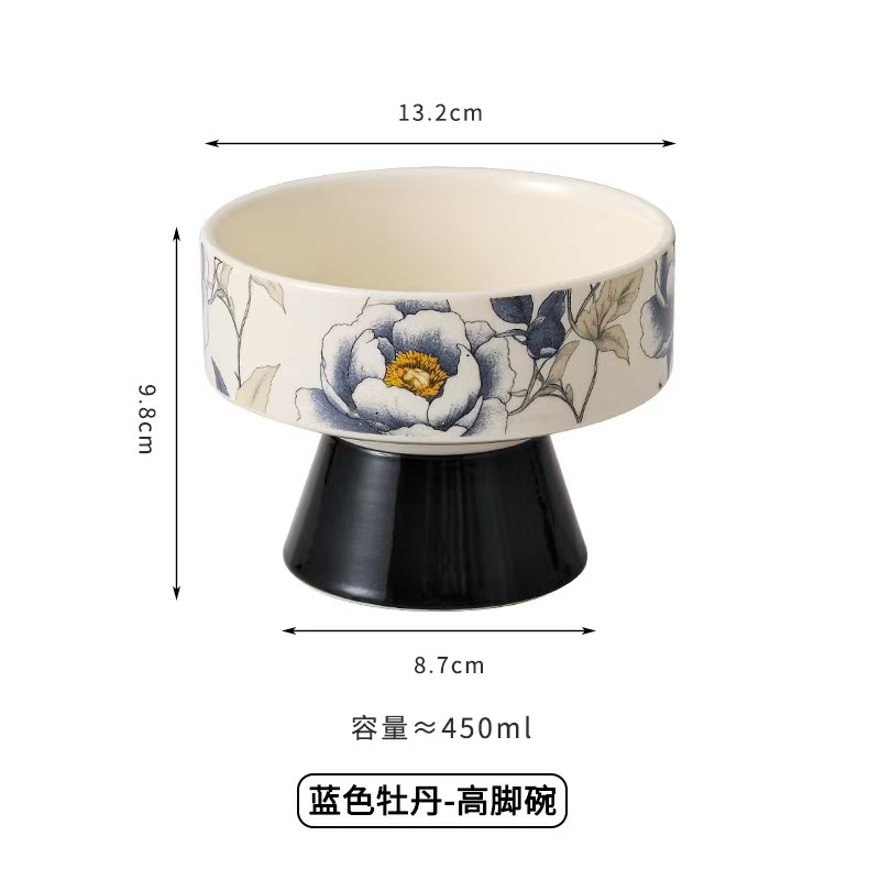 Ceramic bowl for pet cats