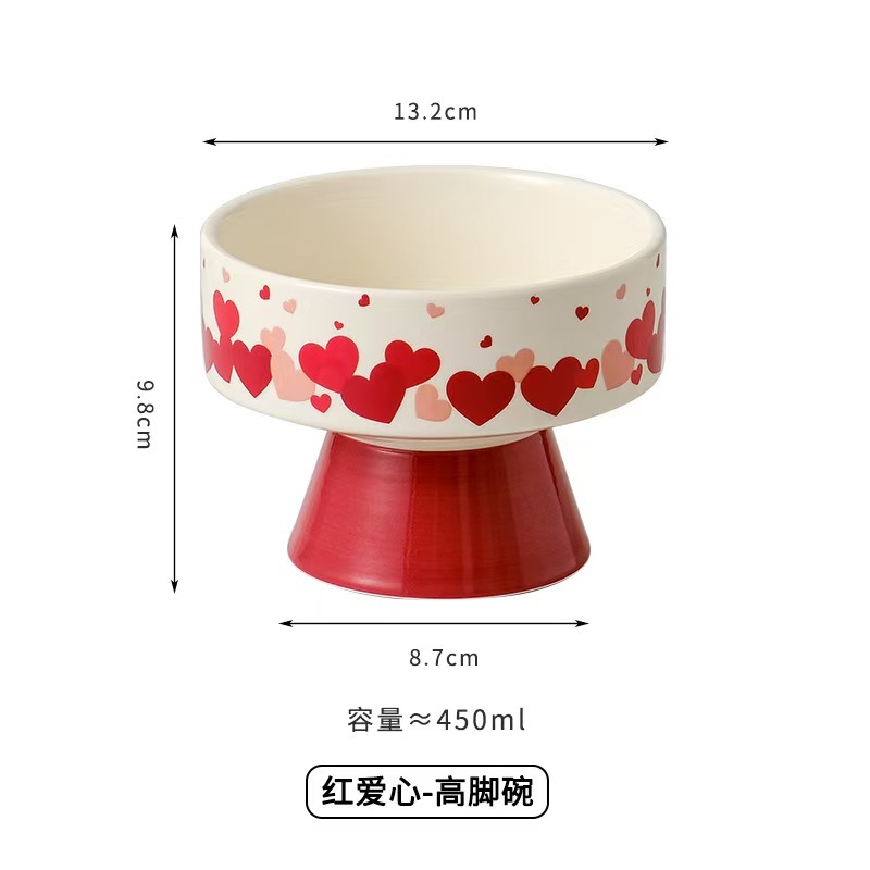 Ceramic bowl for pet cats