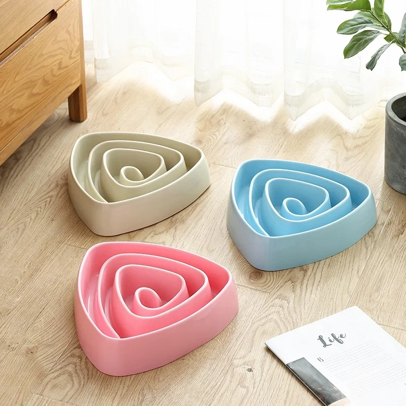 Anxiety Relief PP Dog Licking Bowl Pet Slow Feeding Bowl