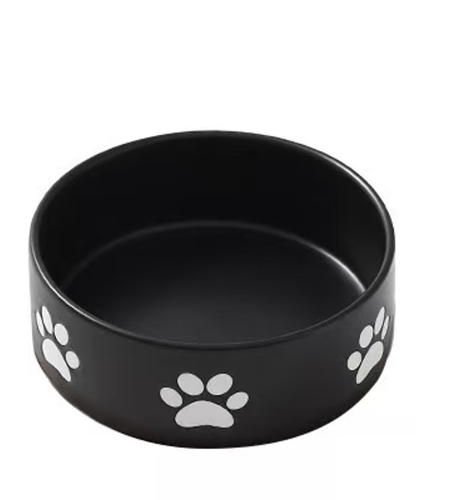 Cute Ceramic Bowls Custom Hand Painted Pet Bowl Dog Cat Food Water Bowl