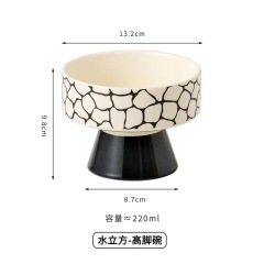 Ceramic bowl for pet cats